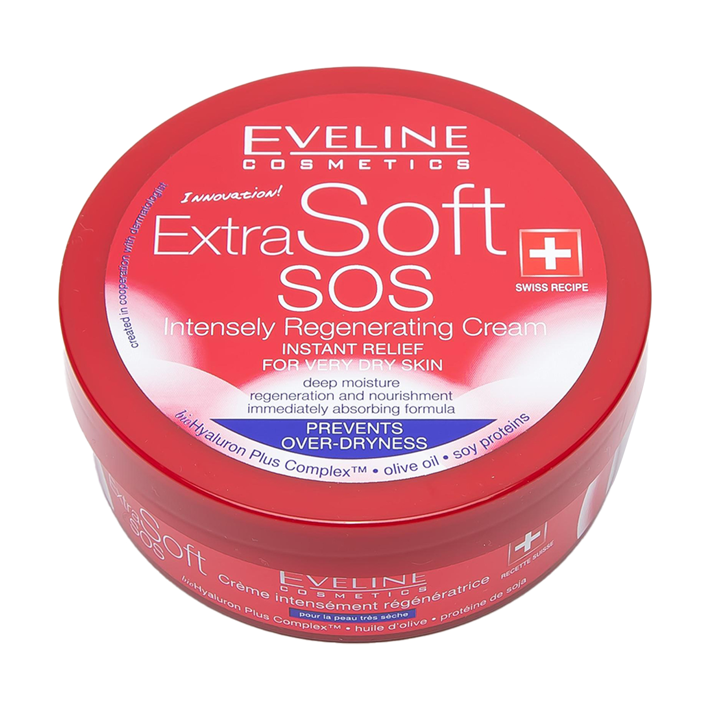 Інтенсивно регенерувальний крем для тіла Eveline Cosmetics Extra Soft Intense Sos, 200 мл